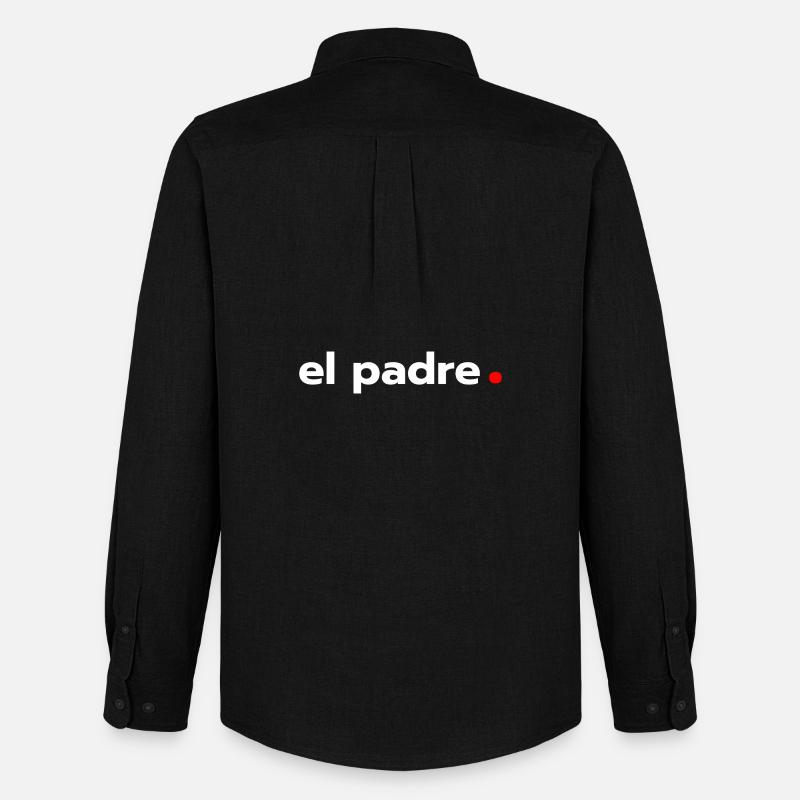 El Padre - Männer Oxford Hemd von Stanley/Stella - Schwarz