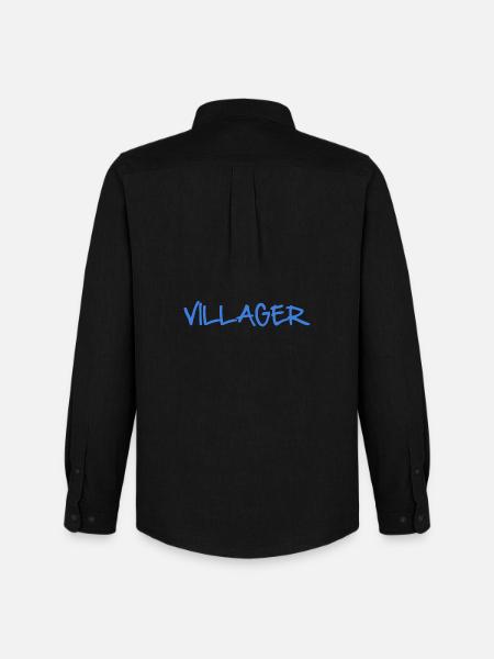 VILLAGER - Männer Oxford Hemd von Stanley/Stella - Schwarz