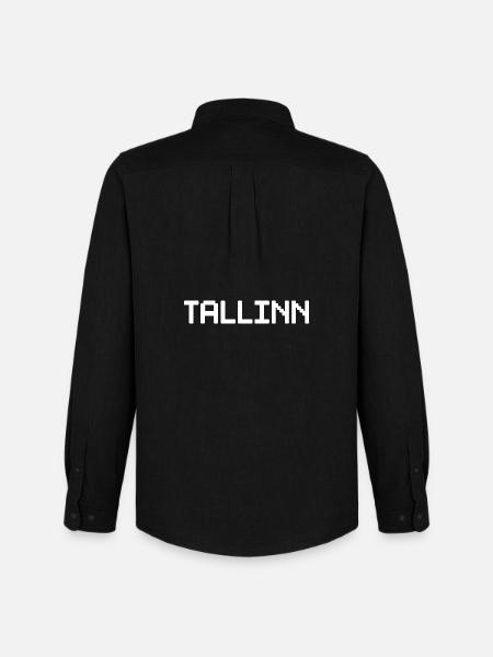 TALLINN Estonia - Men's Oxford Shirt by Stanley/Stella - black