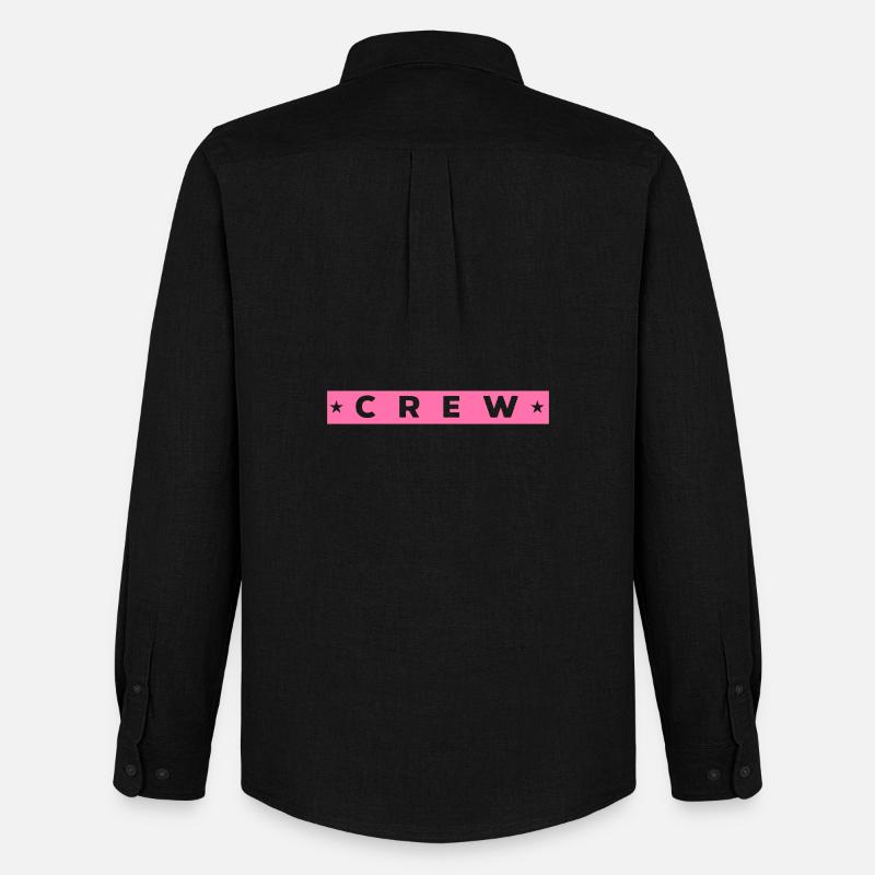 crew - Männer Oxford Hemd von Stanley/Stella - Schwarz