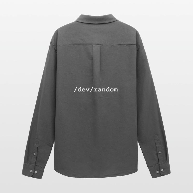 Linux random number generator - /dev/random Men's Oxford Shirt by Stanley/Stella