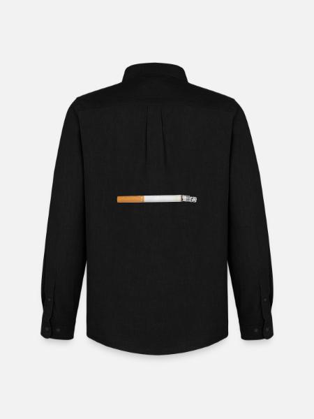 Cigarette Smoke Shade - Men's Oxford Shirt by Stanley/Stella - black