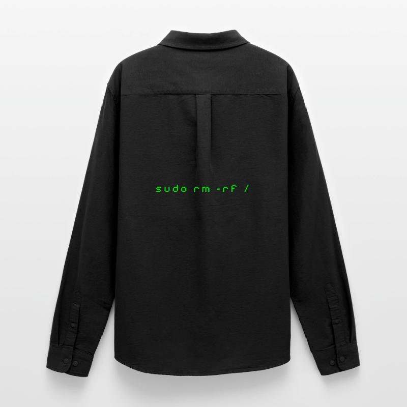 Linux rm-rf T-Shirt - Admin Sys & Dev Order Men's Oxford Shirt by Stanley/Stella