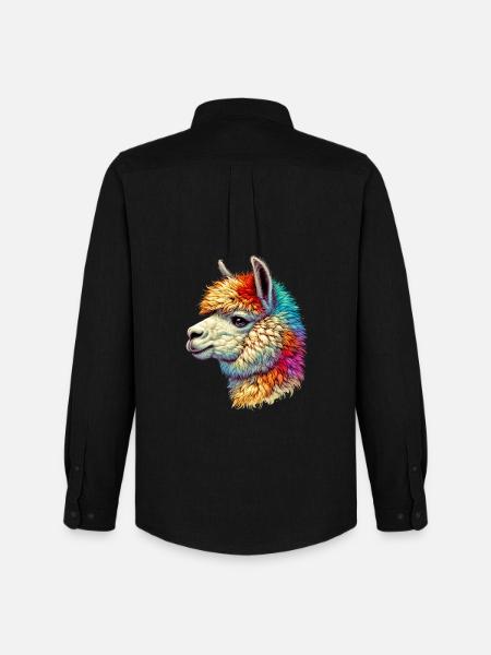 Alpaca - Men's Oxford Shirt by Stanley/Stella - black