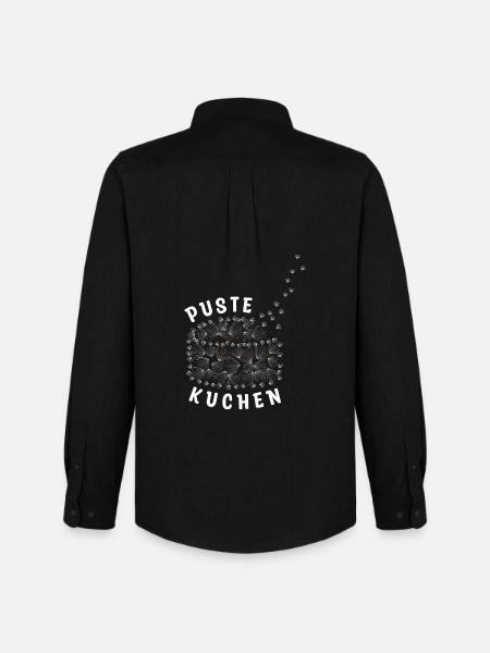 Pustekuchen - Pusteblume - Männer Oxford Hemd von Stanley/Stella - Schwarz