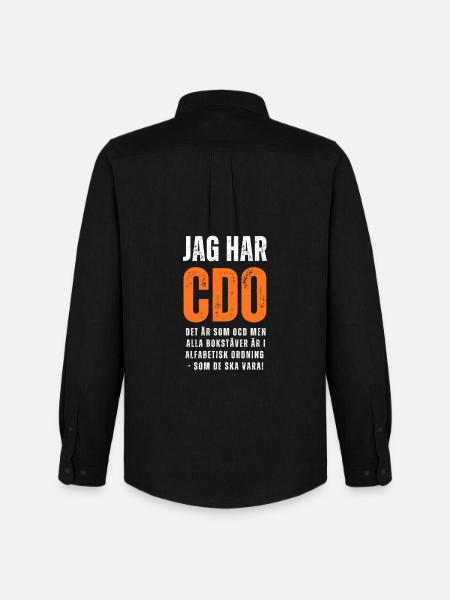Jag har CDO - Stanley/Stella Oxfordskjorta Herr - svart