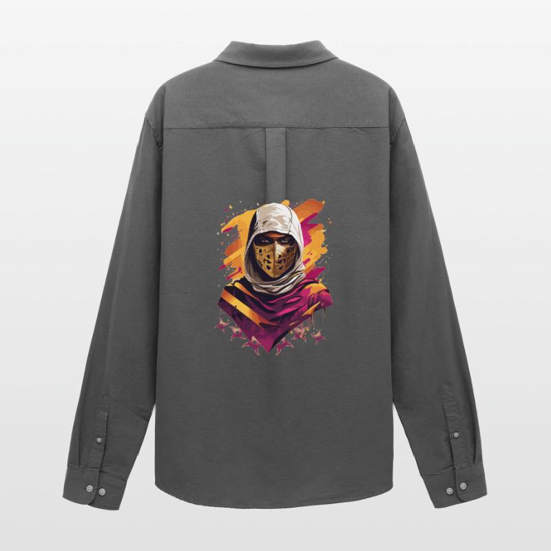 Ninja Samurai Warrior Men's Oxford Shirt by Stanley/Stella