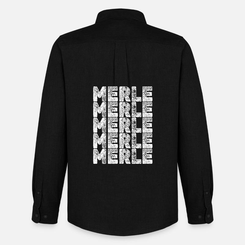 Held Merle - Männer Oxford Hemd von Stanley/Stella - Schwarz