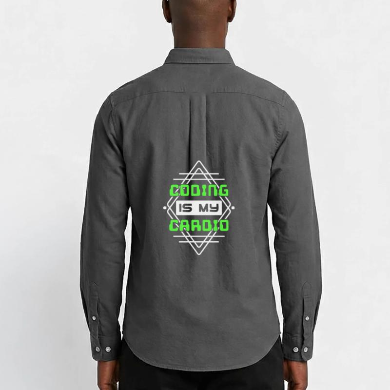 Developer Statement Code Skripting Webentwickler Männer Oxford Hemd von Stanley/Stella
