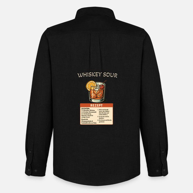 Whiskey Sour - Männer Oxford Hemd von Stanley/Stella - Schwarz