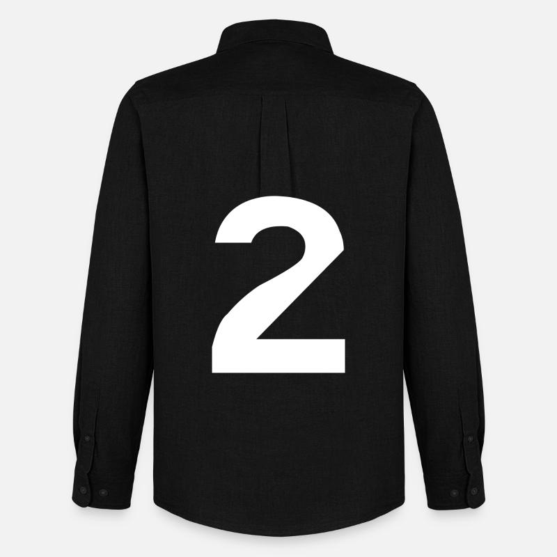 2 Zwei - Männer Oxford Hemd von Stanley/Stella - Schwarz