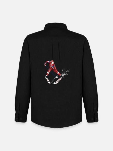 hockey - Men's Oxford Shirt by Stanley/Stella - black