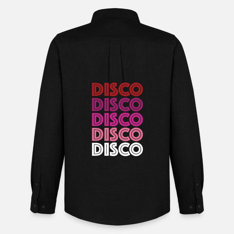 Disco Disco Disco - Männer Oxford Hemd von Stanley/Stella - Schwarz