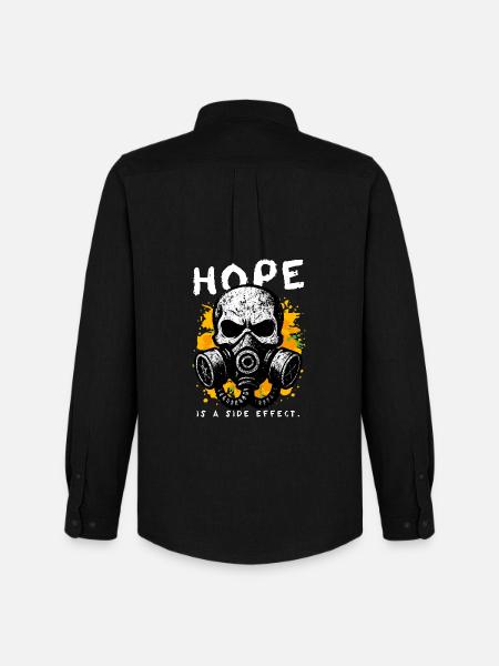 Hope Side Effect - Men's Oxford Shirt by Stanley/Stella - black