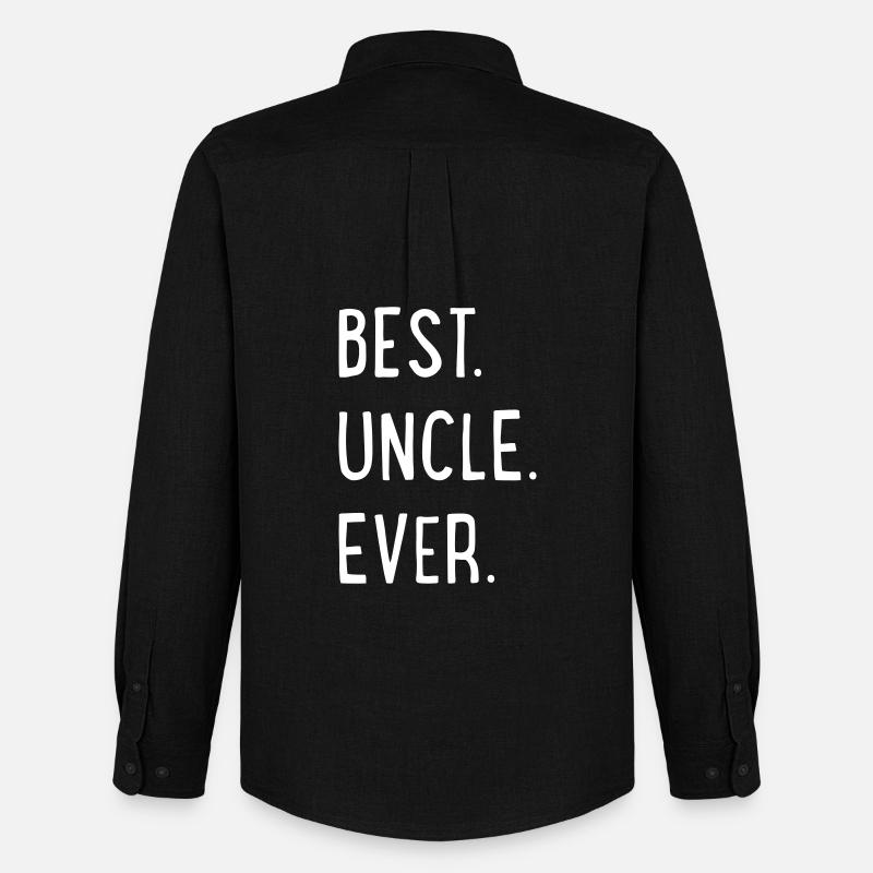 best uncle ever - Männer Oxford Hemd von Stanley/Stella - Schwarz