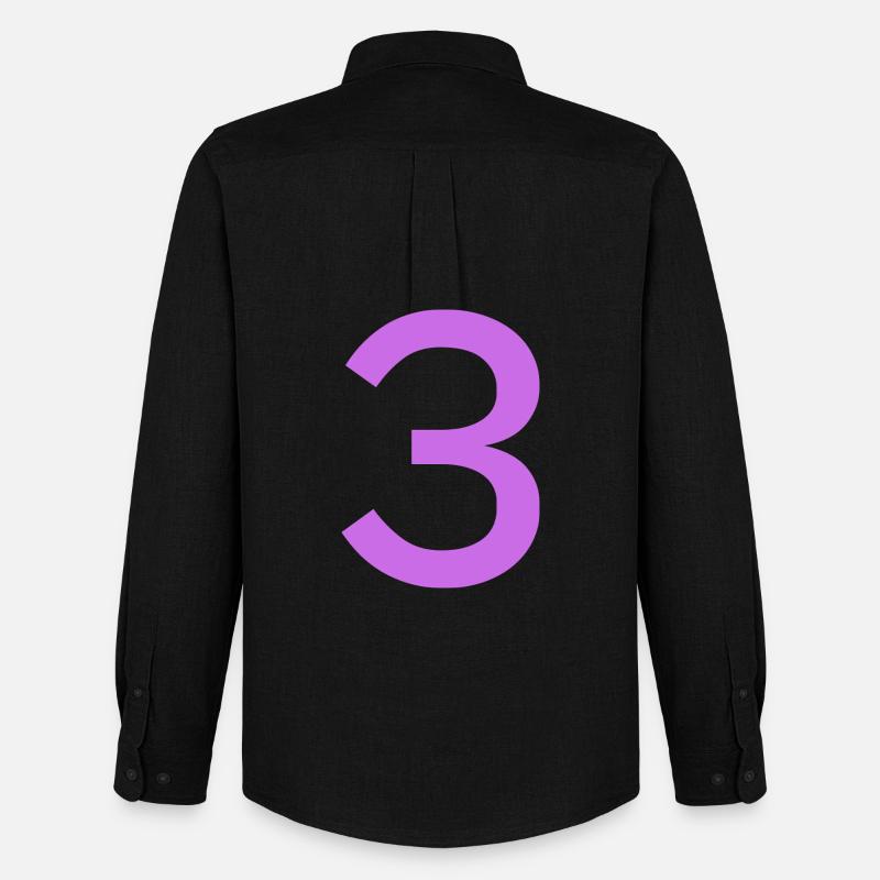 3 - Männer Oxford Hemd von Stanley/Stella - Schwarz
