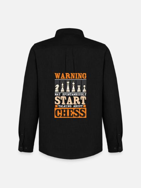 Chess Chess Player Chessboard - Men's Oxford Shirt by Stanley/Stella - black