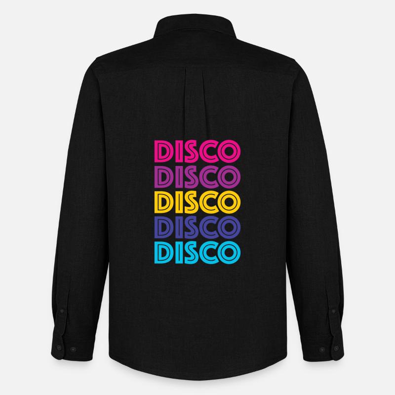Disco Disco Disco - Männer Oxford Hemd von Stanley/Stella - Schwarz