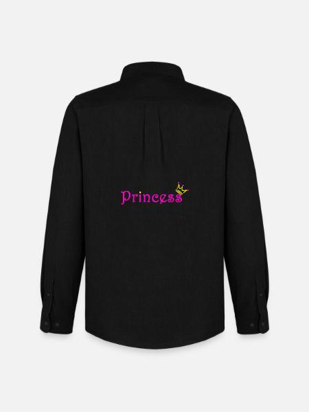 Prinzessin Glitzer Krone - Männer Oxford Hemd von Stanley/Stella - Schwarz