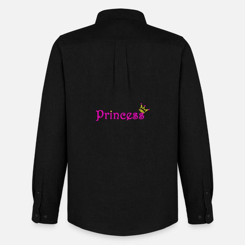 Prinzessin Glitzer Krone - Männer Oxford Hemd von Stanley/Stella - Schwarz