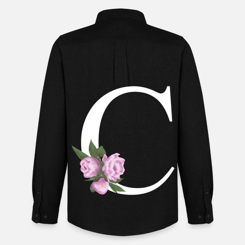 C - Männer Oxford Hemd von Stanley/Stella - Schwarz