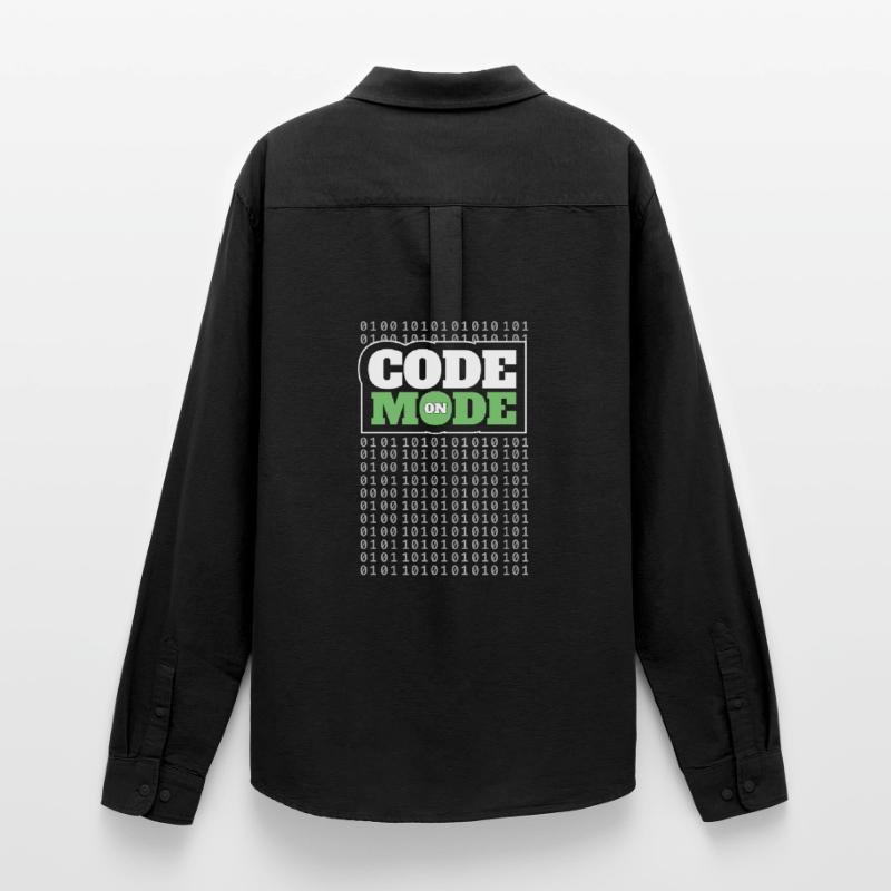 Code Mode Activé - Programmeur Ingénieur logiciel Codeur Chemise Oxford homme Stanley/Stella