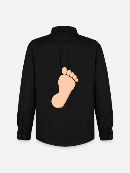 Foot Feet Foot Care Podiatry Gift Gift Idea - Men's Oxford Shirt by Stanley/Stella - black