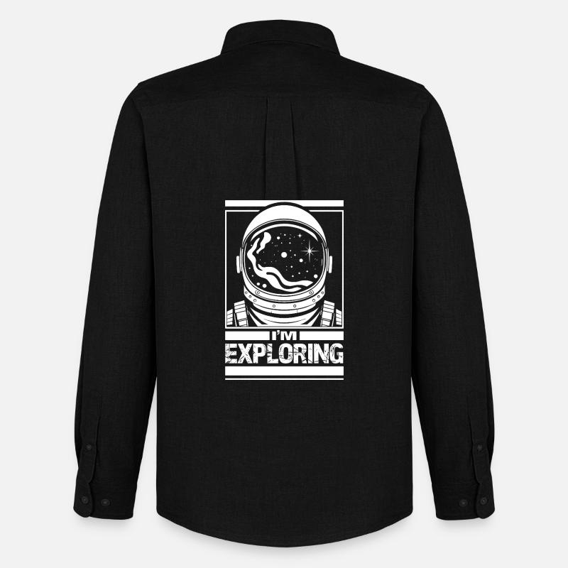 J’explore - Chemise Oxford homme Stanley/Stella - noir