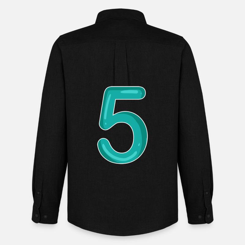 5 - Männer Oxford Hemd von Stanley/Stella - Schwarz