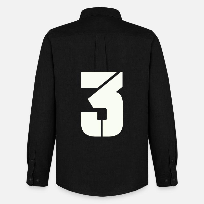 3 - Männer Oxford Hemd von Stanley/Stella - Schwarz