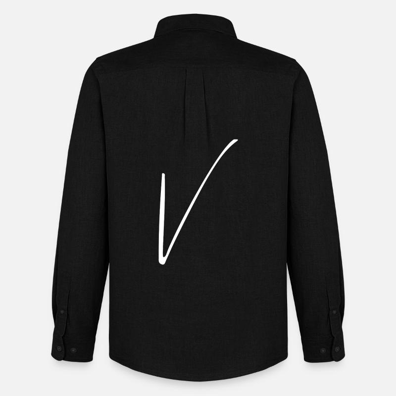 V - Männer Oxford Hemd von Stanley/Stella - Schwarz
