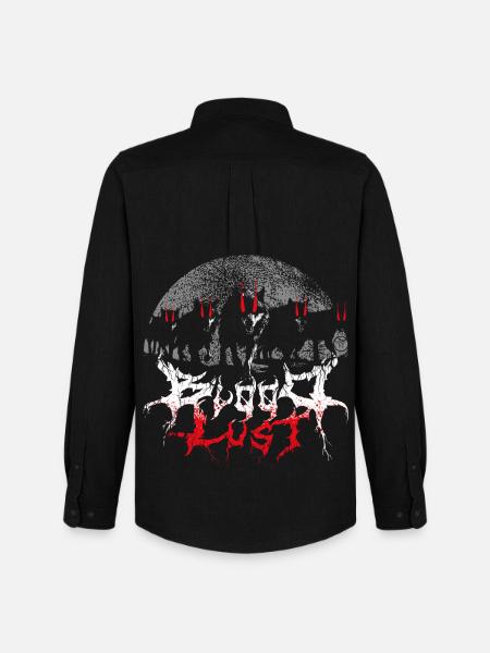 Bloodlust Wolf Pack - Men's Oxford Shirt by Stanley/Stella - black