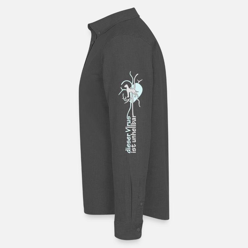 Doggenvirus schmal Männer Oxford Hemd von Stanley/Stella