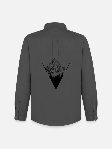 Mountain - Men's Oxford Shirt by Stanley/Stella - anthracite