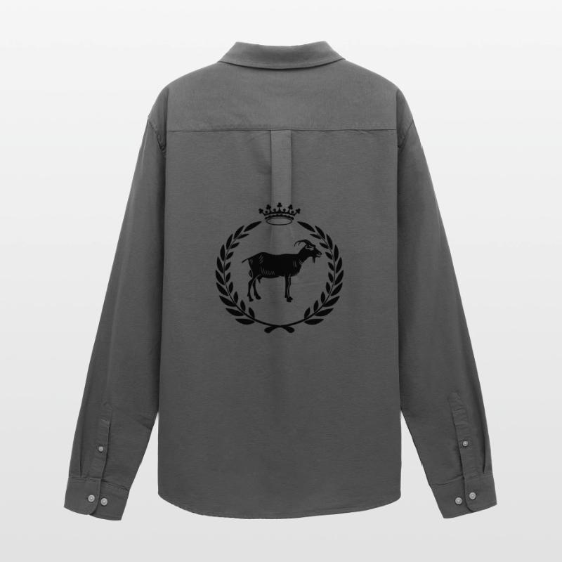 Bester Ziegen- oder Käse-Lorbeerkranz Männer Oxford Hemd von Stanley/Stella
