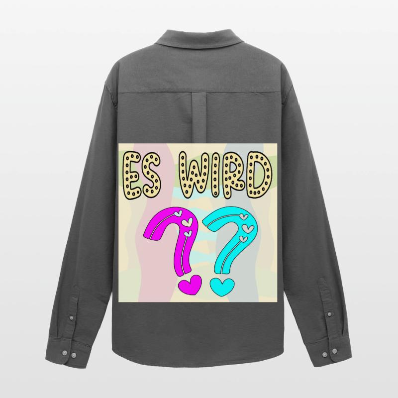 BABYSPRÜCHE - ES WIRD EIN MÄDCHEN ODER JUNGE FRAGE Männer Oxford Hemd von Stanley/Stella