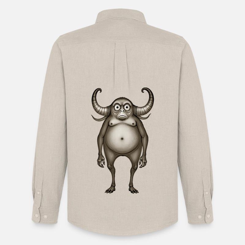 BUG #6 – dunkle Hölle - Männer Oxford Hemd von Stanley/Stella - Beige