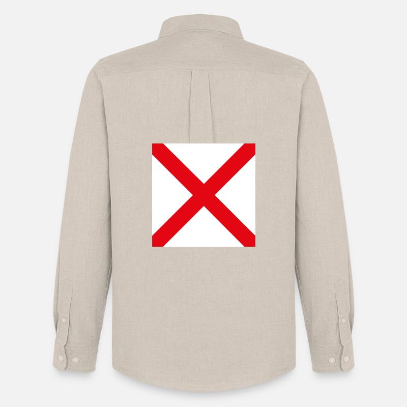 I_Require_Assistance_Flag - Männer Oxford Hemd von Stanley/Stella - Beige