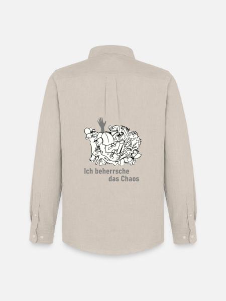 I master the chaos - Men's Oxford Shirt by Stanley/Stella - beige