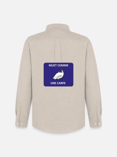 Silent as a carp - Men's Oxford Shirt by Stanley/Stella - beige