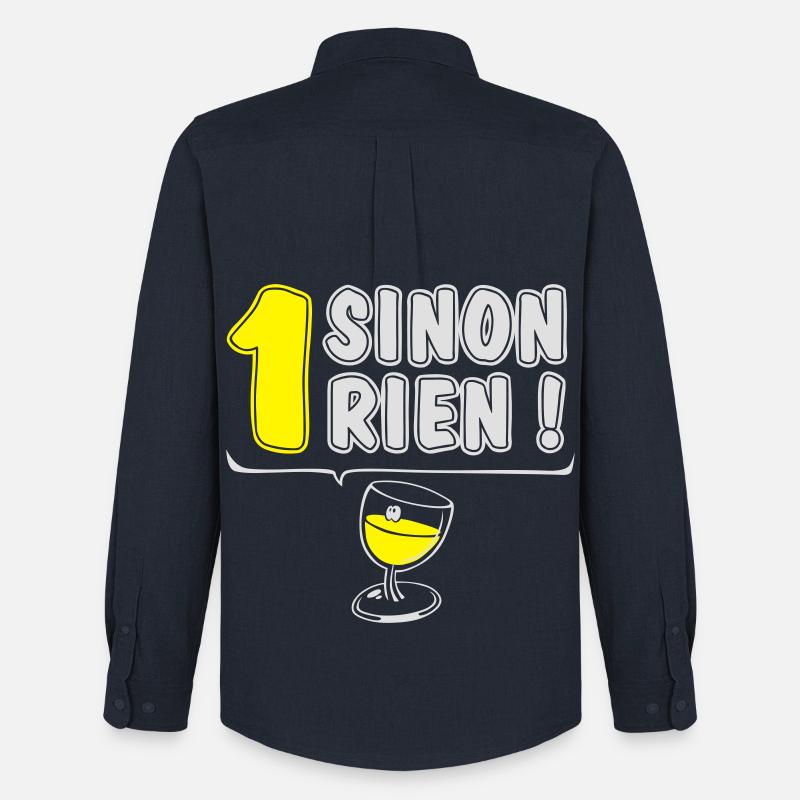 1 gelbe oder nichts - Männer Oxford Hemd von Stanley/Stella - Navy