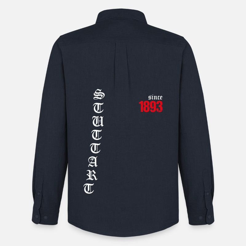 Stuttgart since 1893 - Männer Oxford Hemd von Stanley/Stella - Navy