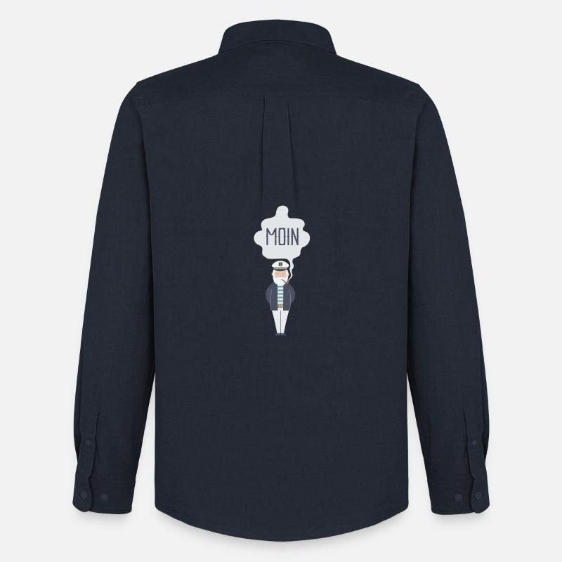 Moin - Männer Oxford Hemd von Stanley/Stella - Navy