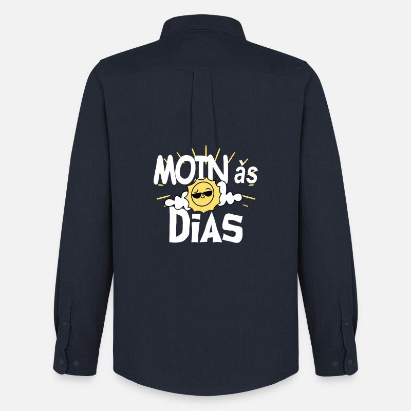 MOINas Dias Sonne - Männer Oxford Hemd von Stanley/Stella - Navy