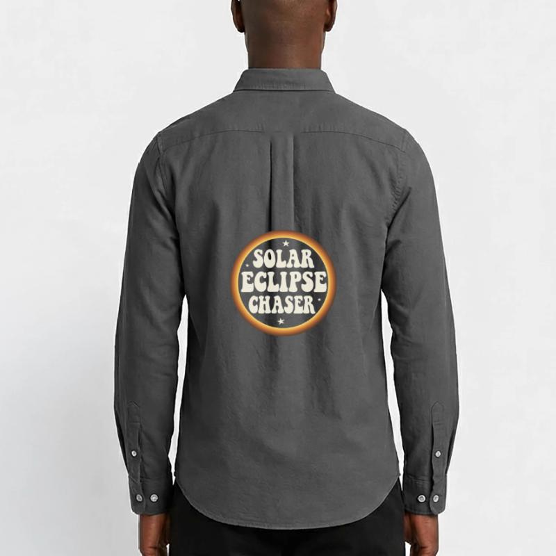 Solar eclipse chaser Men's Oxford Shirt by Stanley/Stella