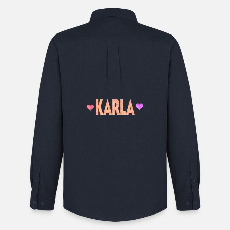 Karla - Männer Oxford Hemd von Stanley/Stella - Navy