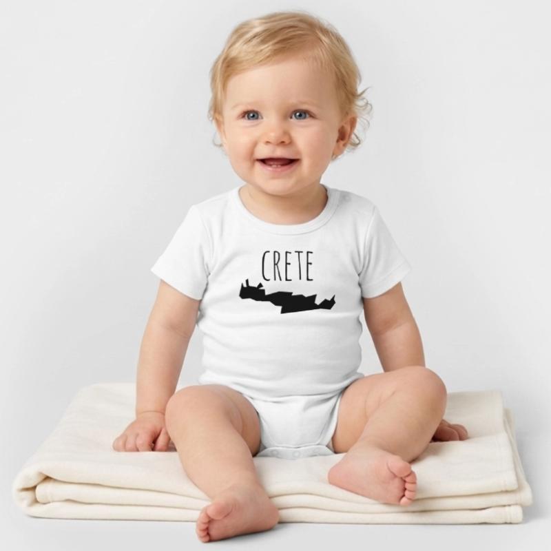 crete Body bébé manches courtes bio Stanley/Stella