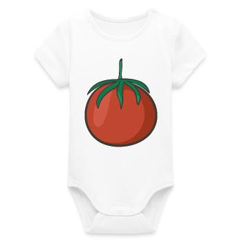 Tomate - Body bébé manches courtes bio Stanley/Stella - blanc - Devant