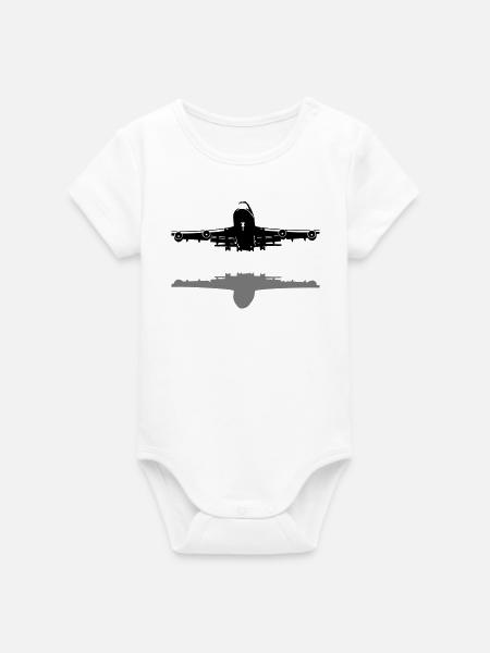 747 - Organic Kurzarm-Babybody von Stanley/Stella - Weiß