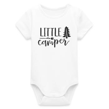 Little camper - Body bébé manches courtes bio Stanley/Stella - blanc - Devant